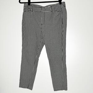 Old Navy High Rise Pixie Ankle Pants Houndstooth Women's Size 14